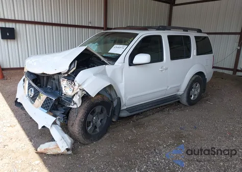 2007 Nissan Pathfinder Se z USA, uszkodzony, nr VIN 5N1AR18U97C639988